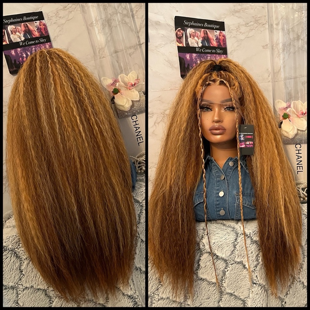 Human Hair Blended Lace Front Wig